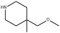 4-(methoxymethyl)-4-methylPiperidine Struktur
