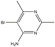 5-Bromo-2,6-dimethylpyrimidin-4-amine,7752-80-9,结构式