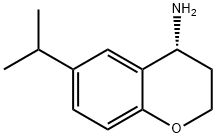 (4R)-6-(PROPAN-2-YL)-3,4-DIHYDRO-2H-1-BENZOPYRAN-4-AMINE Struktur