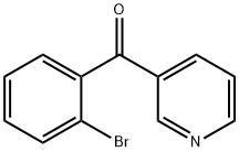 (2-bromophenyl)(pyridin-3-yl)methanone 化学構造式