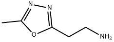 2-(5-Methyl-1,3,4-oxadiazol-2-yl)ethanamine 化学構造式