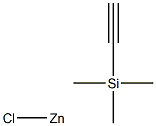 chlorozinc(1+),ethynyl(trimethyl)silane 化学構造式