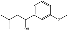 1-(3-methoxyphenyl)-3-methylbutan-1-ol Structure