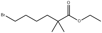 ethyl 6-bromo-2,2-dimethylhexanoate 化学構造式