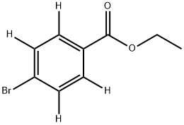 Ethyl 4-bromobenzoate D4 化学構造式