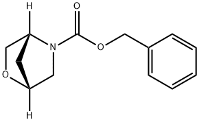 (1R,4R)-benzyl 2-oxa-5-azabicyclo[2.2.1]heptane-5-carboxylate Struktur