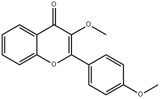 3,4'-二甲氧基黄酮 结构式