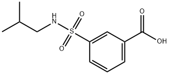 3-[(2-甲基丙基)氨磺酰基]苯甲酸,790271-04-4,结构式