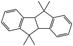Indeno[2,1-a]indene,4b,5,9b,10-tetrahydro-5,5,10,10-tetramethyl Struktur