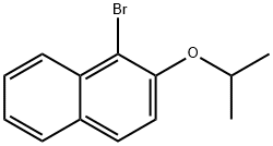 1-ブロモ-2-イソプロポキシナフタレン 化学構造式
