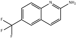 6-(トリフルオロメチル)キノリン-2-アミン 化学構造式