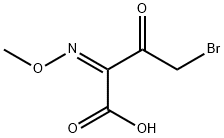 (Z)-4-Bromo-3-oxo-2-methoxyiminobutyric acid Structure