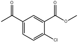 5-乙酰基-2-氯苯甲酸甲酯, 792911-92-3, 结构式