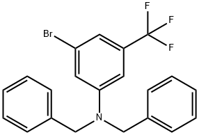 N,N-Dibenzyl-3-bromo-5-(trifluoromethyl)aniline Struktur