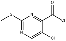 5-chloro-2-(methylthio)pyrimidine-4-carbonyl chloride