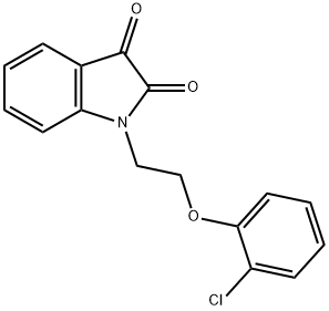 1-[2-(2-chlorophenoxy)ethyl]-1H-indole-2,3-dione Structure