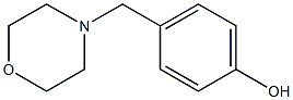 4-(4-morpholinylmethyl)phenol Struktur