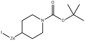 (1-(tert-butoxycarbonyl)piperidin-4-yl)zinc(II) iodide Structure