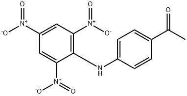 N-(4-ACETYLPHENYL)-2,4,6-TRINITROANILINE Structure