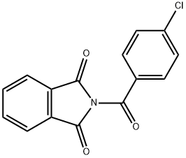 2-(4-Chlorobenzoyl)isoindoline-1,3-dione Structure