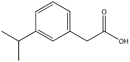 3-(1-甲基乙基)苯乙酸, 81049-21-0, 结构式