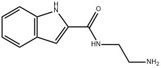 N-(2-氨基乙基)-1H-吲哚-2-甲酰胺, 81253-56-7, 结构式