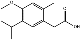 2-(5-isopropyl-4-methoxy-2-methylphenyl)acetic acid Structure