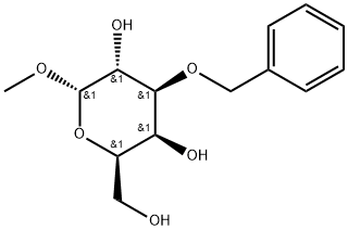 甲基 3-O-(苯基甲基)-ALPHA-D-吡喃半乳糖苷,81371-52-0,结构式