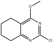 2-氯-4-甲氧基-5,6,7,8-四氢喹唑啉 结构式