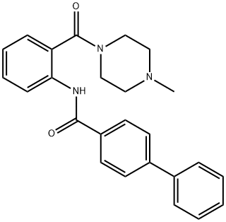 815622-70-9 N-{2-[(4-methylpiperazin-1-yl)carbonyl]phenyl}biphenyl-4-carboxamide