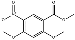 Methyl 2,4-dimethoxy-5-nitrobenzoate 化学構造式