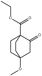 ethyl 4-methoxy-2-oxobicyclo[2.2.2]octane-1-carboxylate Structure