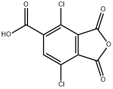 3,6-Dichlorotrimellitic anhydride Struktur