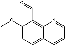 7-methoxyquinoline-8-carbaldehyde Struktur