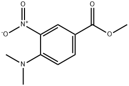 4-(methoxycarbonyl)-2-nitro-N,N-dimethylaniline 化学構造式