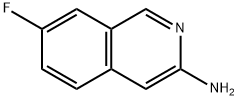 7-fluoroisoquinolin-3-amine 化学構造式