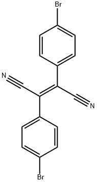 2,3-双(4-溴苯基)-2-丁烯二腈,82193-93-9,结构式