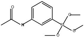 Acetamide, N-[3-(trimethoxysilyl)phenyl]- Structure