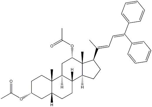 (3alpha,5beta,12alpha)-24,24-Diphenylchola-20(22),23-diene-3,12-diol 3,12-diacetate