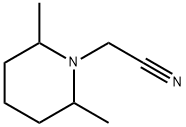 2-(2,6-Dimethylpiperidino)acetonitrile Struktur