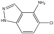 5-chloro-1H-indazol-4-ylamine Structure