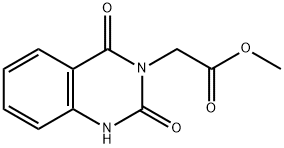 METHYL 2-(2,4-DIOXO-1,2-DIHYDROQUINAZOLIN-3(4H)-YL)ACETATE 结构式