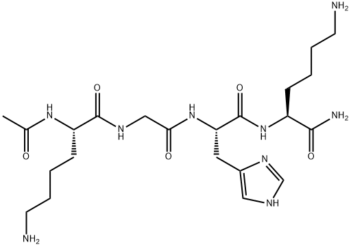 Acetyl tetrapeptide-3 Struktur