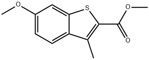 methyl 6-methoxy-3-methylbenzo[b]thiophene-2-carboxylate Struktur