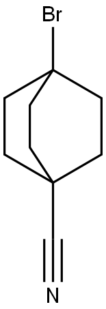 4-bromobicyclo[2.2.2]octane-1-carbonitrile Structure