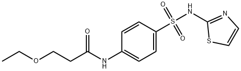 3-ethoxy-N-[4-(1,3-thiazol-2-ylsulfamoyl)phenyl]propanamide Structure