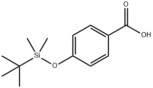 4-[(叔丁基二甲基硅)氧]苯甲酸 结构式