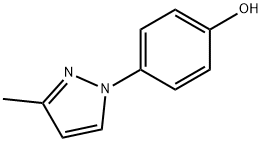 4-(3-甲基-1H-吡唑-1-基)苯酚,83430-96-0,结构式