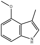 4-METHOXY-3-METHYL-1H-INDOLE Structure