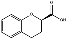 (R)-chroman-2-carboxylic acid 化学構造式